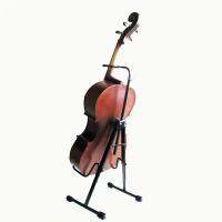 WDBEST Metal Cello Display Stand พร้อมตะขอพับเก็บได้พกพาสะดวก