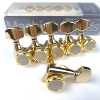 KR-1 Set Guitar Locking Tuners Electric Guitar Machine Heads Tuners Lock String Tuning Pegs Gold 【Made in Korea】