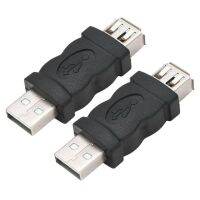 Firewire IEEE อะแดปเตอร์ขยาย2ชิ้นอุปกรณ์เสริม6ขา USB กับคอมพิวเตอร์1394 ABS ปลั๊กแปลงไฟการส่งข้อมูลอเนกประสงค์