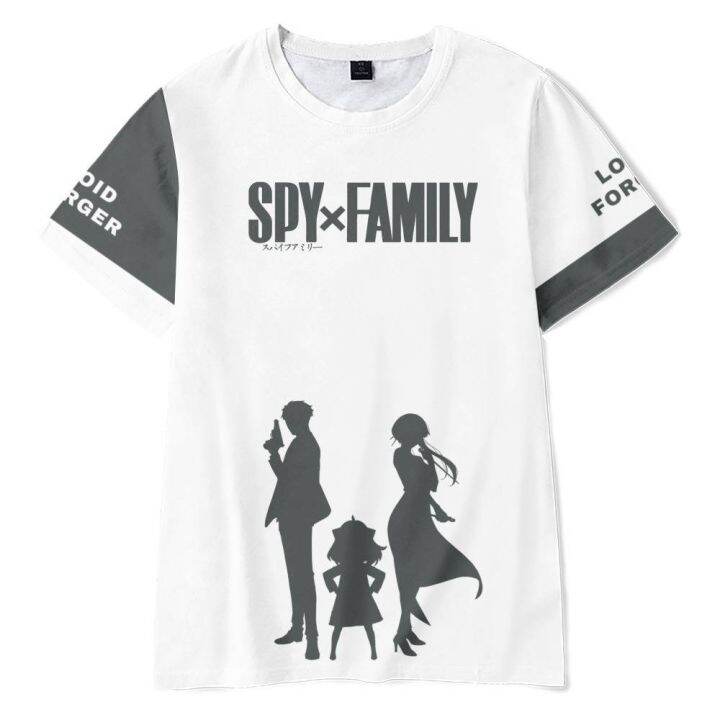 เสื้อยืดแขนสั้นลําลอง-ทรงหลวม-พิมพ์ลายอนิเมะ-jason-spy-x-family-แฟชั่นสําหรับผู้ชายและผู้หญิง