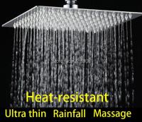 ﺴ 8 Rainfall Shower Head Chrome Plated Stainless steel Ultrathin Shower Head Top Shower free shipping