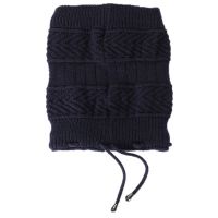 Winter Baotou Cap Plus Cashmere Knitted Pullover Cap Bib Knitted Wool Windproof Earmuffs