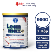 Date T6 25 Sữa bột Lean Max Adult 900gr  dinh dưỡng cho người bệnh