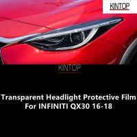 For INFINITI QX30 16-18 TPU Transparent Headlight Protective Film, Headlight Protection,Film Modification