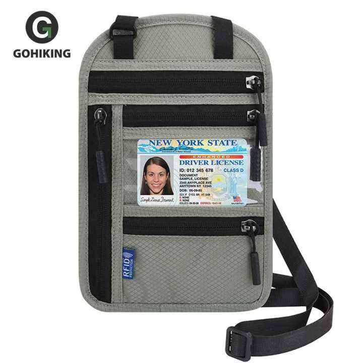 Mini Crossbody Bag Travel Card Phone Case RFID Passport Shoulder Bag