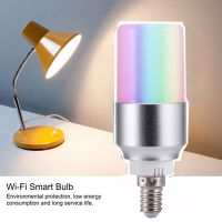 7W LIGHT BULB X 2PCS Wifi Smart E14 Bulb LED Lamp 7W 6000K Pendant Cold White Light Color Dimmable 60W Equivalent 85-265V Remote Voice Google Home