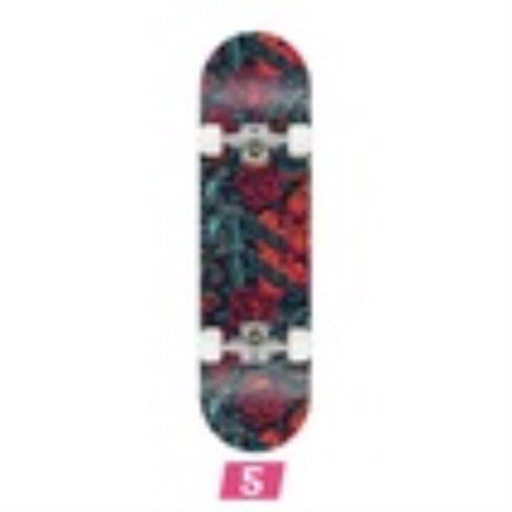 มีของ-พร้อมส่ง-สเก็ตบอร์ด-skateboard-สำหรับเด็ก-ผู้ใหญ่-แข็งแรง-ทนทาน-แถมฟรี-ประแจหมุนล้อ-และสติกเกอร์