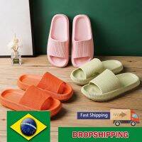 [Flying shoes]รองเท้าใส่ในบ้านสำหรับฤดูร้อนพื้นหนา