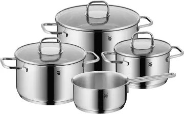 Wmf Diadem Plus 4 Pieces Pot Set Silver