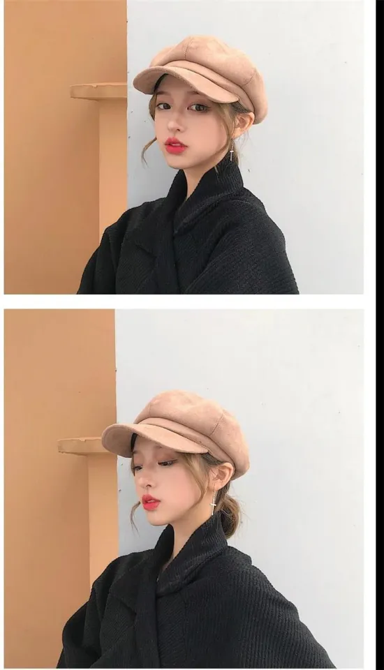 Rope Bowknot Beret Hat For Women, Autumn & Winter, Classic Style Painter Hat,  Korean Fashion, Travel Accessory , Student Beanie, 1pc