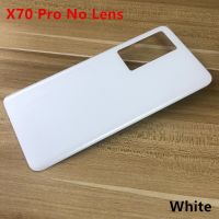 ปลอกหุ้มสำหรับ Vivo X70Pro X70 Pro 6.56 "เคสด้านหลังแบตเตอรี่แก้ว + โลโก้สำหรับซ่อมฝาหลังประตูโทรศัพท์