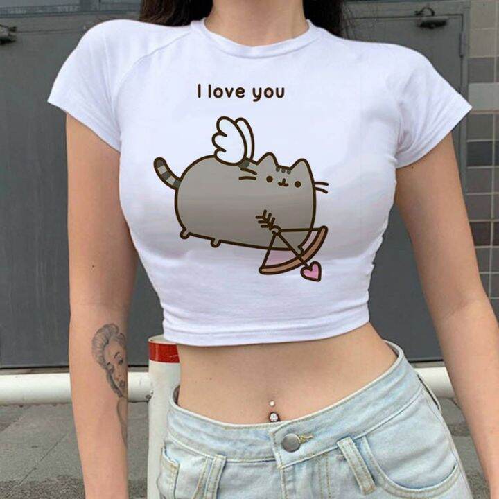 t-shirt-kawaii-ulzzang-tumblr-grunge-tee-cartoon-t-shirt-female-crop-top