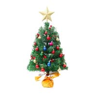 Mini Christmas Tree With Accessories LED Desktop Decor New Year Xmas Gift Disply Childrens Room Ornaments Home Decoration 2023