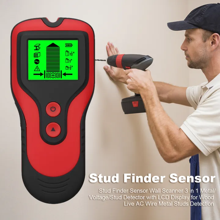 Stud Finder Sensor Wall Scanner 3 in 1 Metal/Voltage/Stud Detector with
