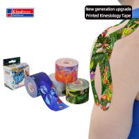 [LWF HOT]❁✜ Kindmax Digital Printing Kinesiology Tape Elastic Adhesive Kinesiologica Kinesio Tape for Sport Knee Pad Support Bandages