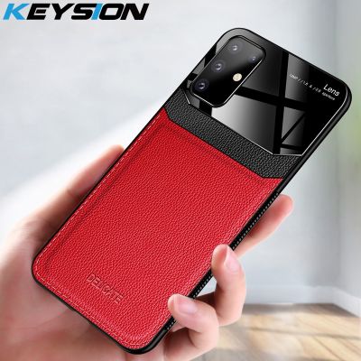 「Enjoy electronic」 KEYSION Leather Case for Samsung A51 A71 A52 A72 A70 A50 A21S Phone Cover for Galaxy S21 Ultra S20 Note 10 Plus S10 Lite S9 S8