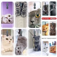 ✹ Scottish fold cat Soft silicone Case For Huawei Mate 30 20 10 Lite Pro Cover Y7 Y9 2019 2018 2017 Nova 5T 4 3