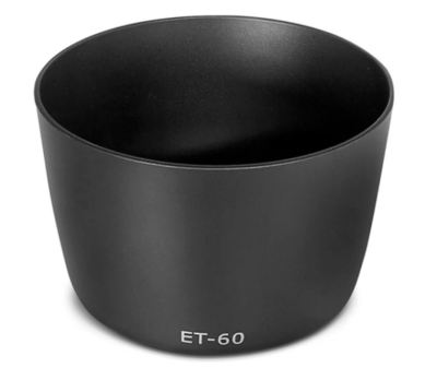 ฮู้ดเลนส์ LENS HOOD CANON ET60 ป้องกันฝุ่น ลดการสะท้อนแสง ป้องกันหน้าเลนส์ถูกกระแทก