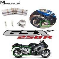 GSX250R Motorcycle Exhaust Muffler Escape Link Middle Pipe DB-KILLE Slip On For Suzuki GSX 250R GSX250 GW250 R Exhaust Haberdashery