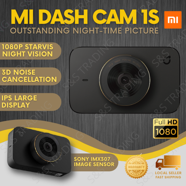 Xiaomi Mi Dash Cam 1S - Smart Dash Cam Car Camera, Wide Angle with Full ...