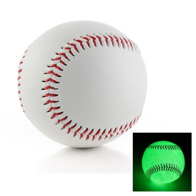 (คลังสินค้าพร้อม) เรืองแสงในที่มืดการฝึกตีเบสบอลบอลเรืองแสงผู้ปกครองขนาดอย่างเป็นทางการ
