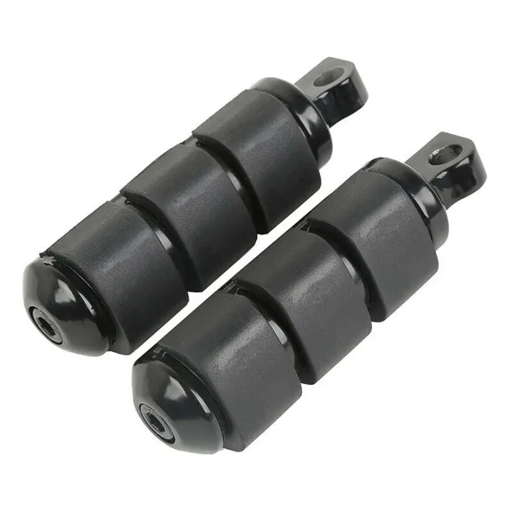 Motorcycle 3/8 inch Hole Footpeg Foot Peg Anti Vibration Rubber Foot Pegs Footrest for Softail