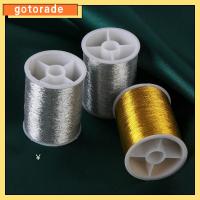 GOTORADE 100 metres สปูล แฮนด์เมด DIY ปักครอสติส ลวดทอง จักรเย็บผ้า ด้ายปัก