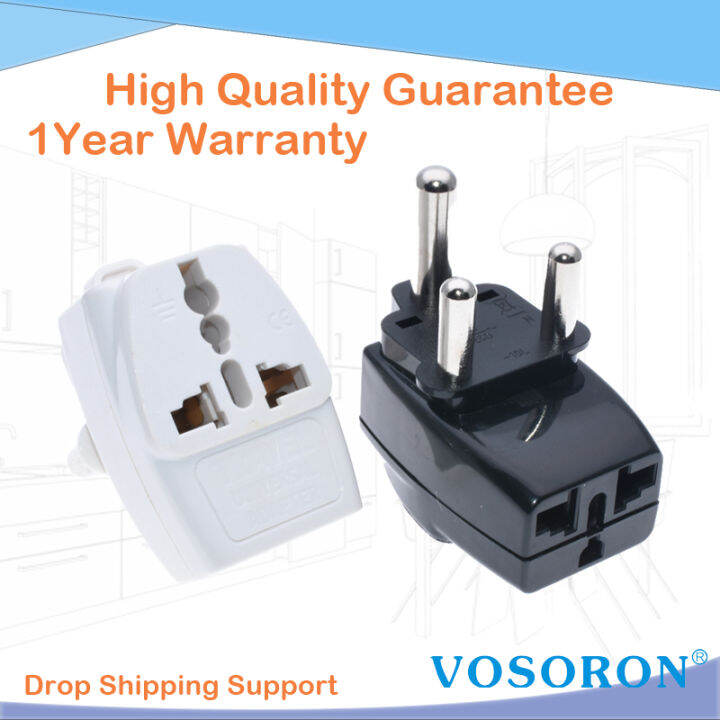 South Africa, Botswana Power Plug Adapter , 3 in 1 USA Grounded
