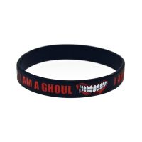 Fashion Japan Anime Tokyo Ghoul Silicone Rubber Bracelet Bangle Wristband Cosplay Jewerly Accessories Gift