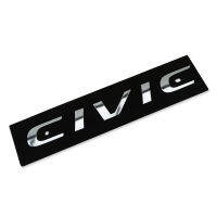 Logo ฝาท้าย "CIVIC" โลโก้ จำนวน 1ชิ้น สีโครเมียม 16.5x20.3cm. Honda Civic ฮอนด้า ซีวิค ปี 2012 - 2015 4ประตู สินค้าราคาถูก คุณภาพดี Rear Logo CIVIC Decal Emblem