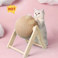 Cat Wheel Tree Tower Scratch Ball ของเล่นลูกแมว Sisal Rope Board