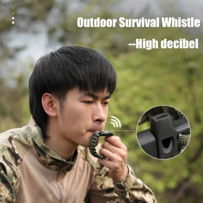 With Whistle Tools Paracord Bracelet Nine Core Reflective Survival Saving Bracelet Bracelet Corde Reflective Bracelet Survival kits
