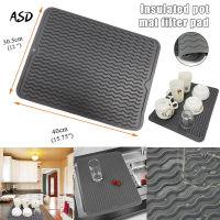 Large Size Silicon Dish Drying Mats 15.7x 11.8 Inchs Non Slip Dish Mats Heat Resistant Countertop Protection Trivet BPA Free