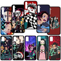 อ่อนนุ่ม ปก เคสโทรศัพท์ E172 FB94 Anime Demon Slayer Nezuko Kamado Tanjirou ซิลิโคน Coque หรับ Samsung Galaxy A12 A11 A31 A71 A51 A21S A50 A10 A20 A30 A20S A30S A52 A50S A10S A70 A02S M02 A02 A32 A13 4G 5G A03S A52S Phone Casing