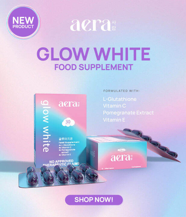 Aera Glow White 30 Softgel Capsules Lazada PH