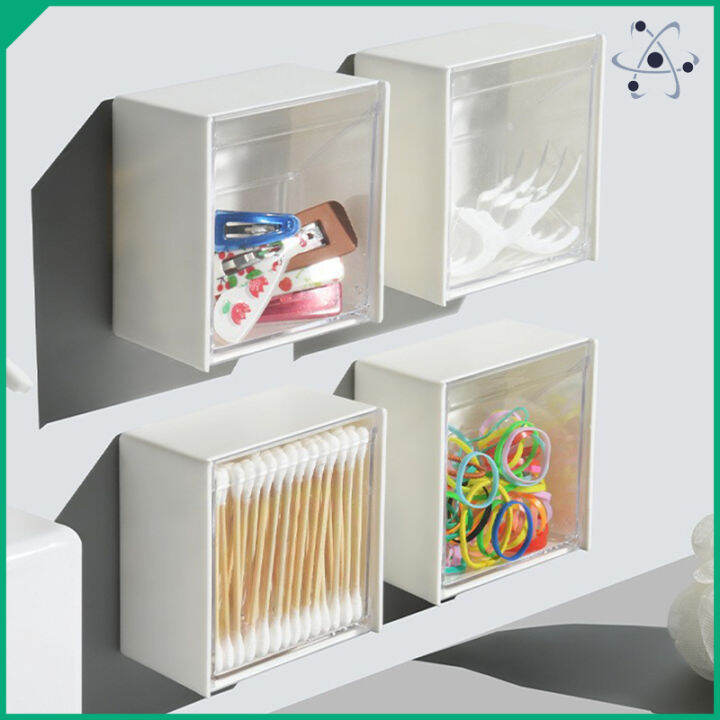 Transparent Storage Box/Wall Mounted Storage Box Wall Organizer No Need