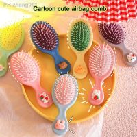 1Pcs Cartoon Candy-colored Small Comb Ladies Massage Head Air Bag Comb Anti Static Straight Hair Smooth Comb Styling Accessories