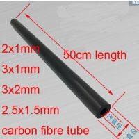 2x1mm 3x1mm 3x2mm 2.5x1.5 carbon fibre tube Carbon fiber Pipe Hollow carbon tube Rc tube model airplane CFRP graphite CF Tubing Wires Leads Adapters