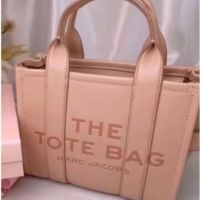 2023 new The Leather Tote Bag Mini Size Cowhide Corssbody Satchel Rose