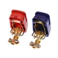 Positive &amp; Negative Electrode A Pair Quick Release Lift Off Connector Clamps Car Battery Terminals Cable Management