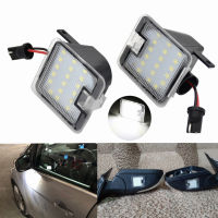 2x CANBUS LED ภายใต้กระจกบ่อแสงสำหรับฟอร์ดโฟกัส MK3 MK2 Mondeo Mã MKV Kuga C-MAX หนี S-Max ภายใต้กระจกยินดีต้อนรับโคมไฟ