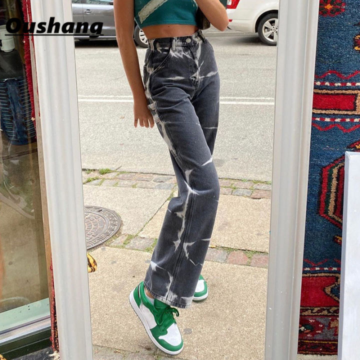 2021y2k-aesthetics-denim-pants-women-vintage-streetwear-tie-dye-trousers-90s-e-girl-straight-pants-fashion-indie-outfits-high-waist