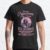 Real Grandmas Ride Motorcyles Funny Gift For Women t shirt for Suzuki Triumph Haojue AC Bajaj BSA KTM