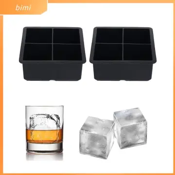 6 Grid Big Ice Mold Large Food Grade Silicone Ice Cube Square Mold DIY Ice  Maker Cube Tray Make Ice Cubes Quickly Cool Summer - AliExpress