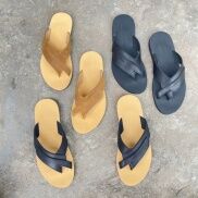 TOP Dép Da Nam Cao Cấp Dép Xỏ Ngón Da Bò Thật Đế Cao Su Đúc Nguyên Khối