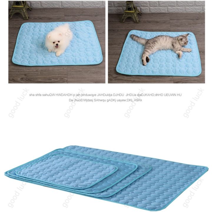 onesunnys-100-70cm-ที่นอนสุนัข-แผ่นเบาะรองนอนสัตว์-เบาะนอนสุนัข-เบาะนอนแมว-ใช้รองนอน-เนื้อผ้าทอเย็น-ระบายความร้อน-สามารถวางบนโซฟา-เตียง-พื้น