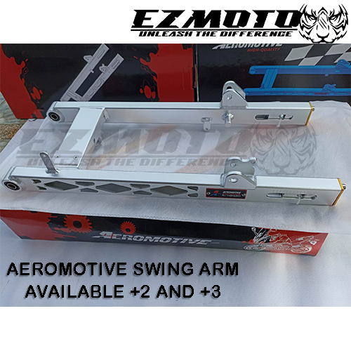 AEROMOTIVE Swing Arm + 2 / + 3 Alloy for Honda Wave 100110, Dash, Xrm