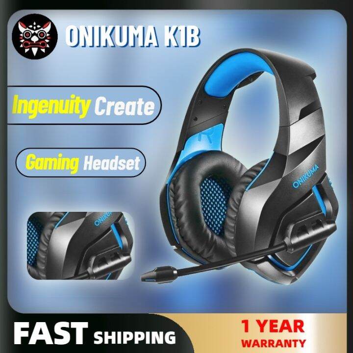 Onikuma K1-B Professional Gaming Headset Anti-noise Super Bass ...