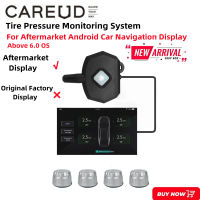 CAREUD H300-WF-S USB External Android Car TPMS ระบบส่งกำลังแบบไร้สายระบบการตรวจสอบแรงดันลมยาง Android สำหรับ Android 6.0 OS ด้านบน CAR TPMS ความดันอากาศการรั่วไหล