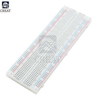 【cw】 830 Tie Points Holes Solderless PCB Breadboard Test Protoboard Bread Board Bus Circuit MB102